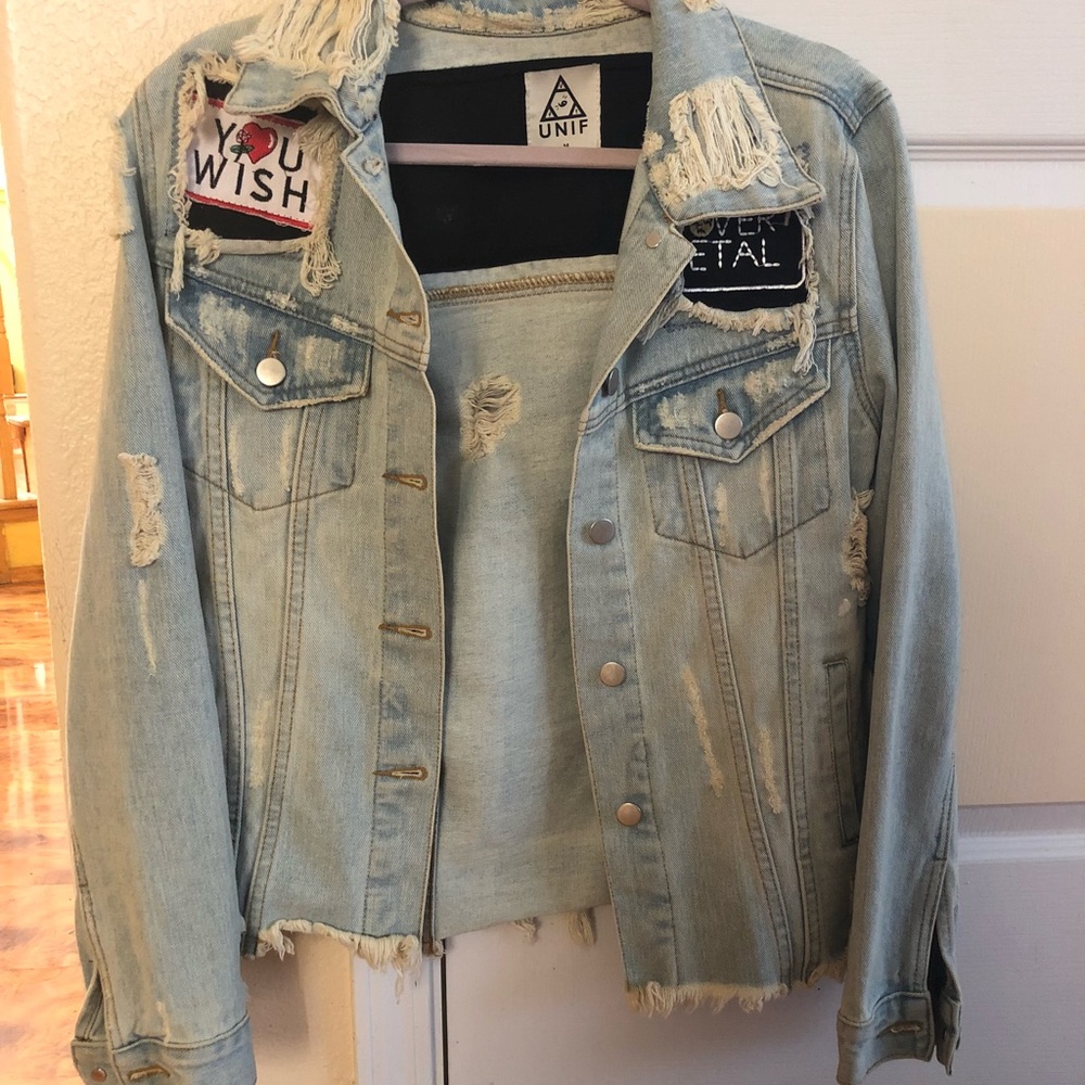 Urban Outfitters Exclusive UNIF Jean Rugged Jacket